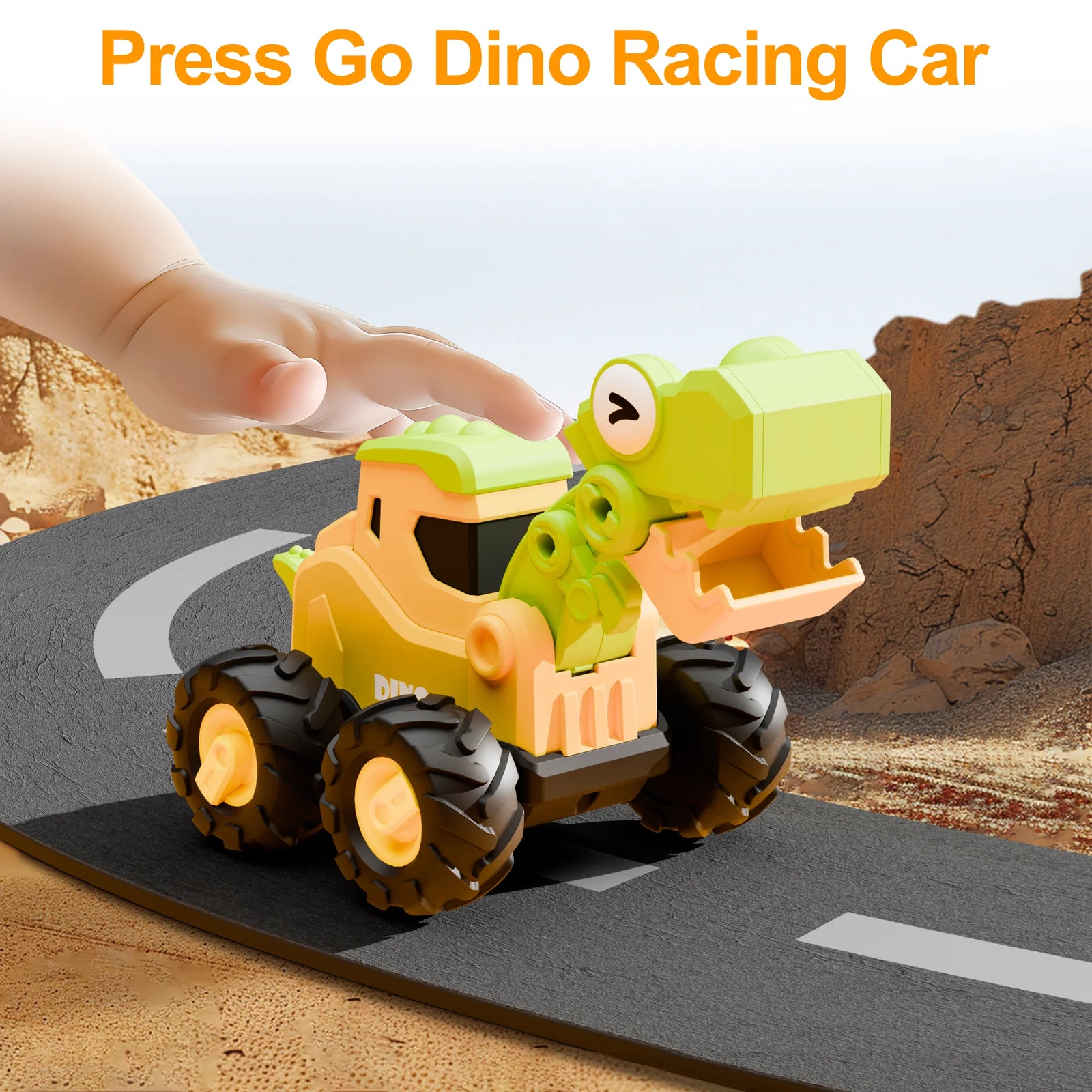 PRESS AND GO DINO CONSTRUCTIORS