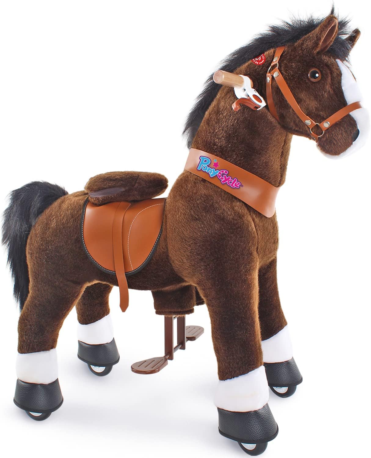 PONYCYCLE MEDIUM DARK BROWN HORSE