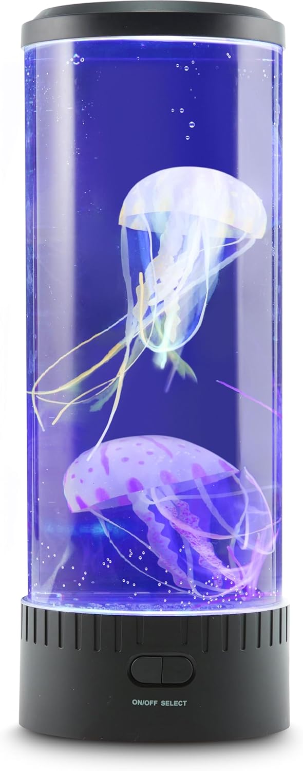 Jelly Fish Lamp LED Metallic