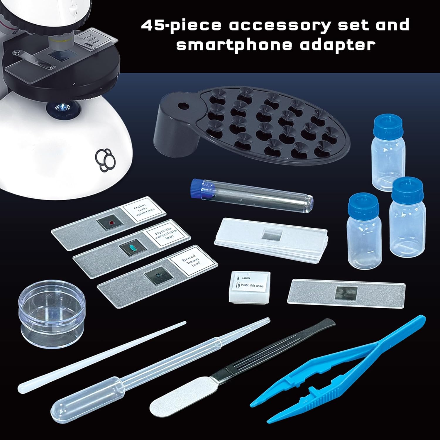 TK MICROSCOPE WITH SMARTPHONE ADAPTER