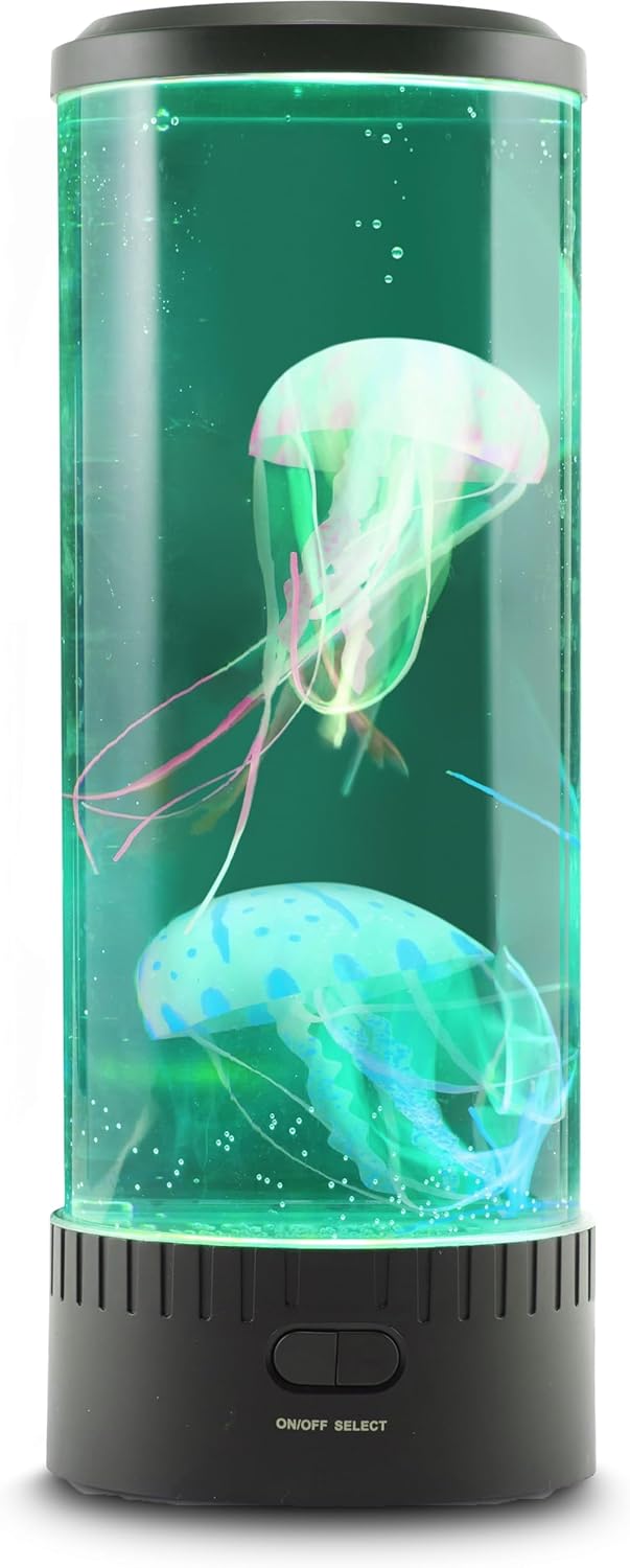 Jelly Fish Lamp LED Metallic