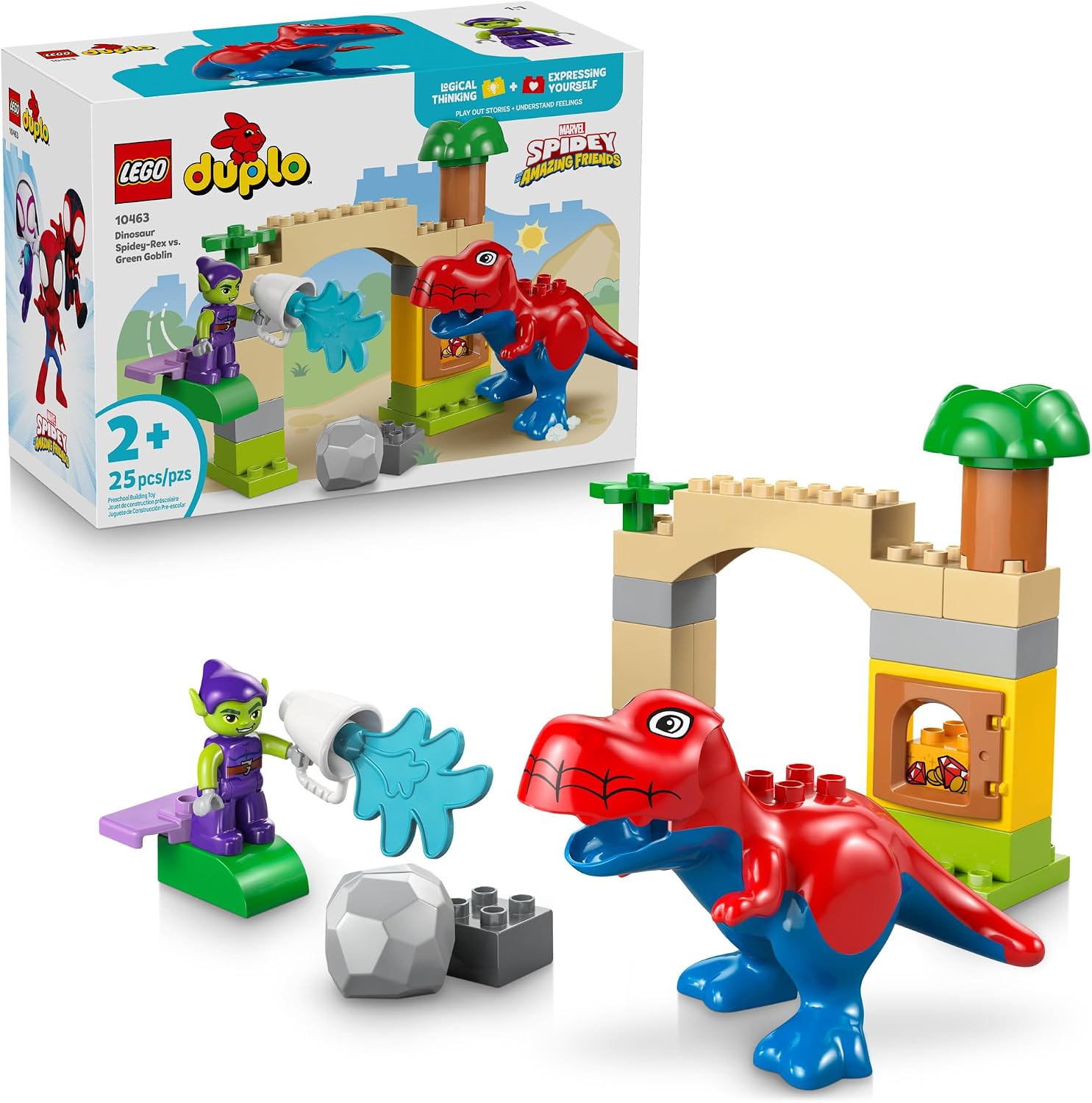 DINOSAUR SPIDEY REX VS GREEN GOBLIN
