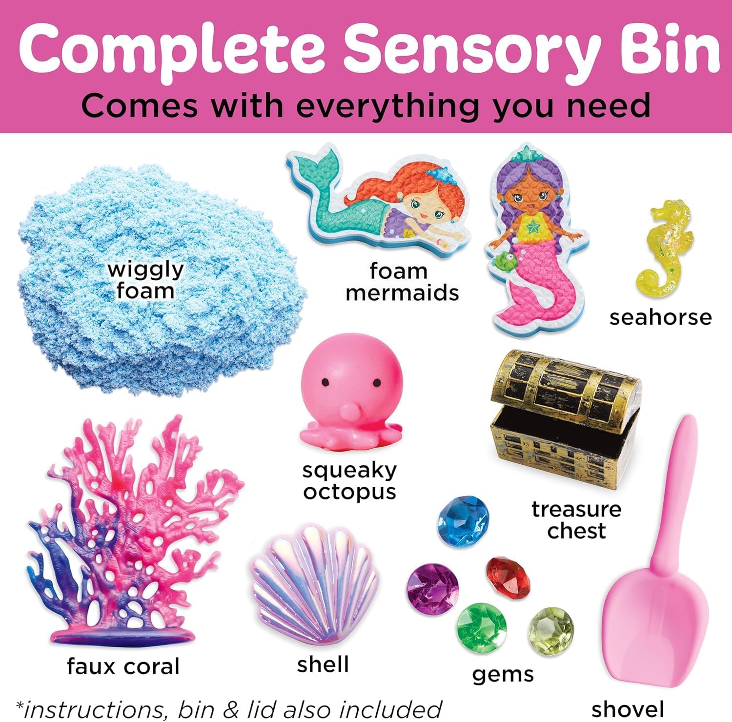 SENSORY BIN MERMAID LAGOON