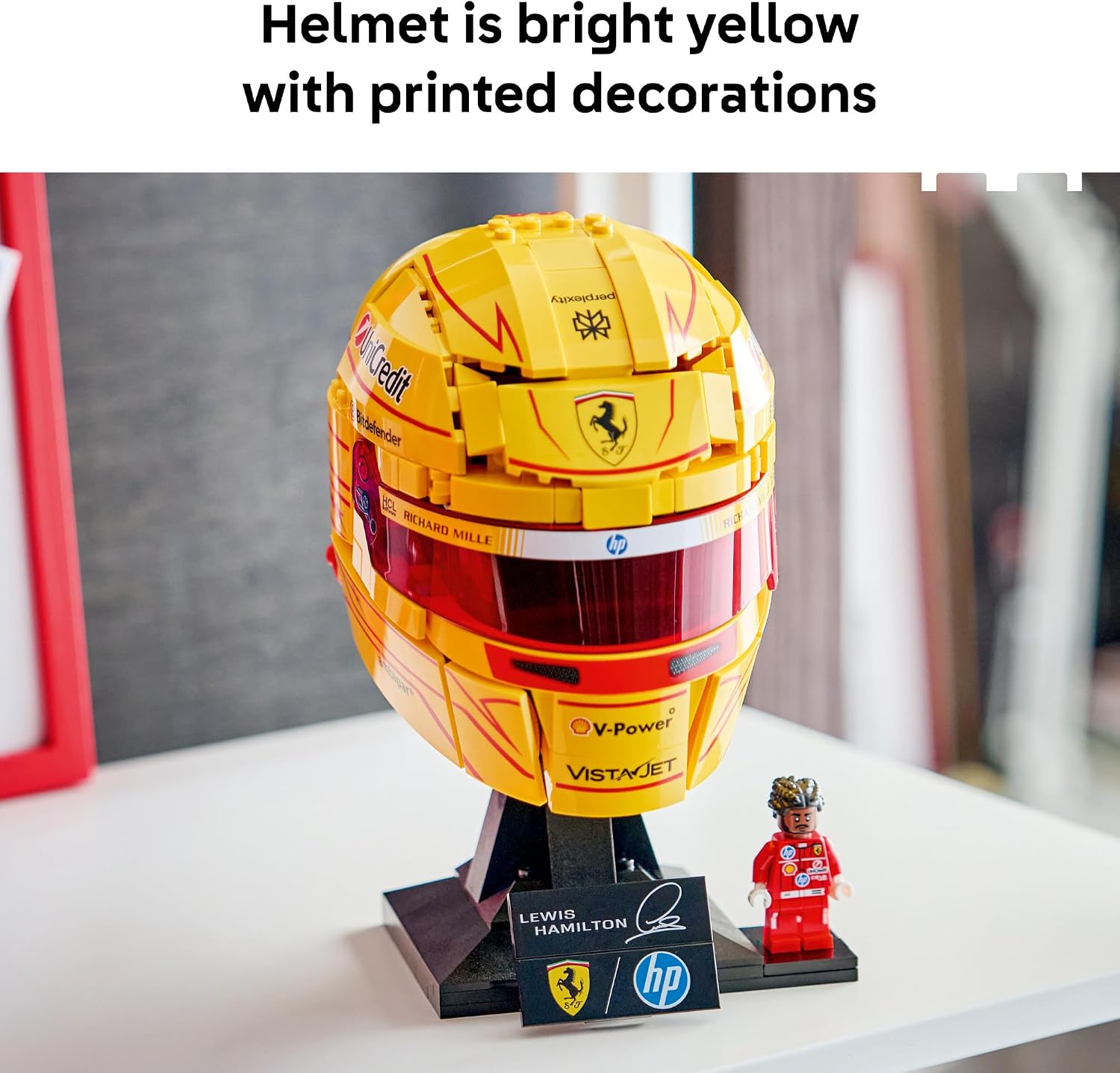 LEWIS HAMILTON FERRARI HELMET