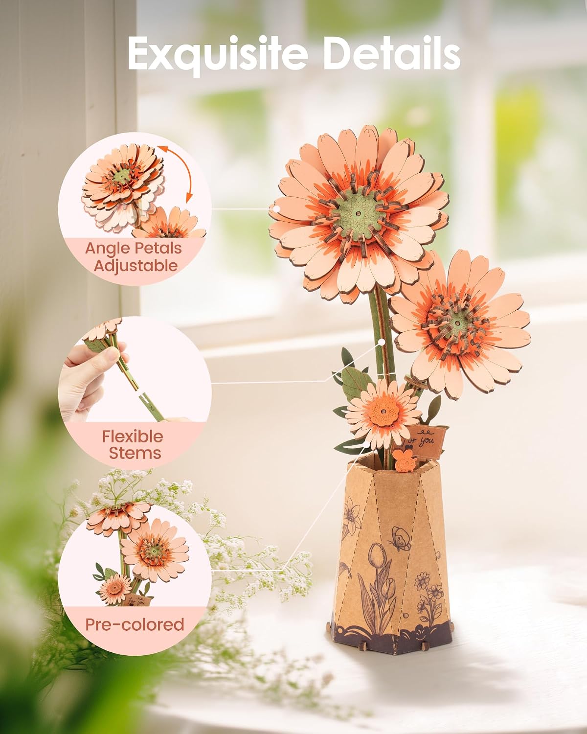 ORANGE GERBERA DAISY