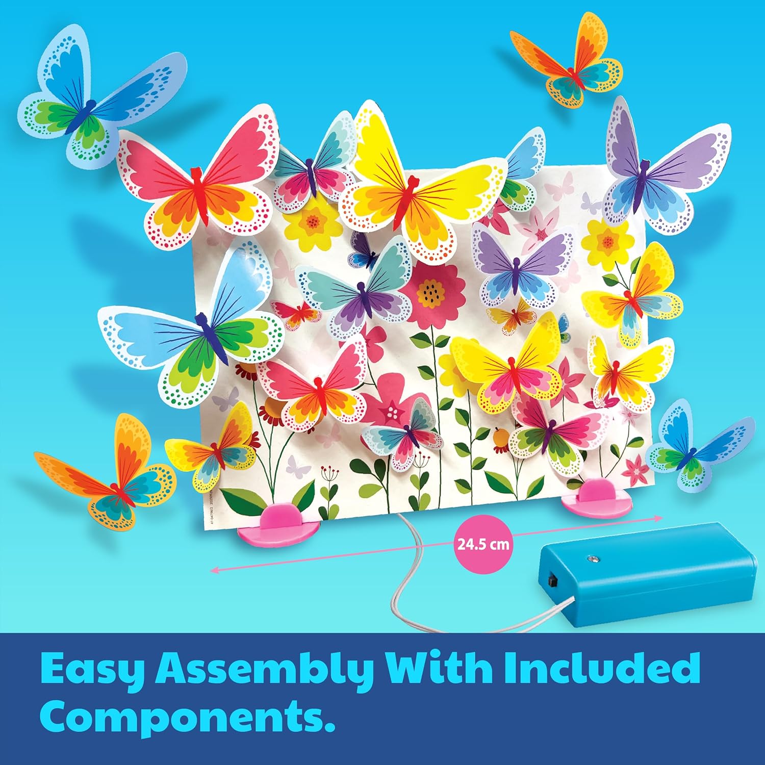 3D GLOW BUTTERFLY CANVAS