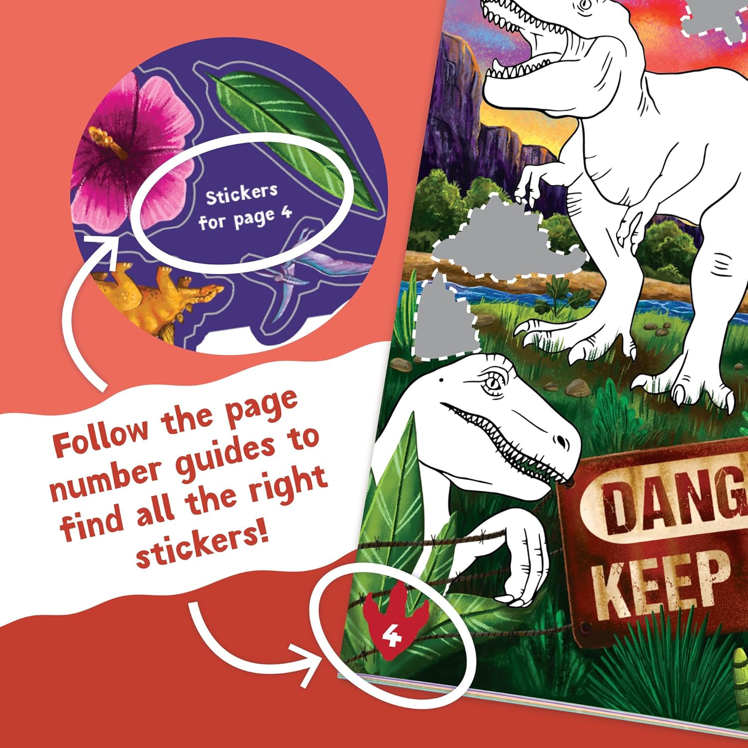 DINOSAUR STICKER ACTIVITY BOOK