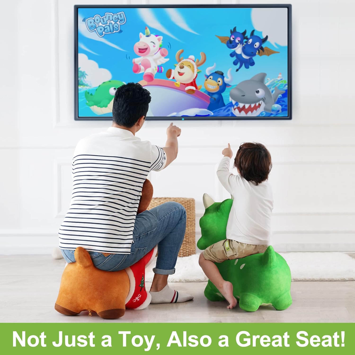 BOUNCY PALS TRICERATOPS