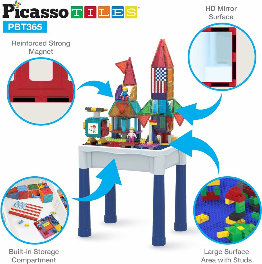 ACTIVITY TABLE WITH MAGNETIC TILES 365 PC