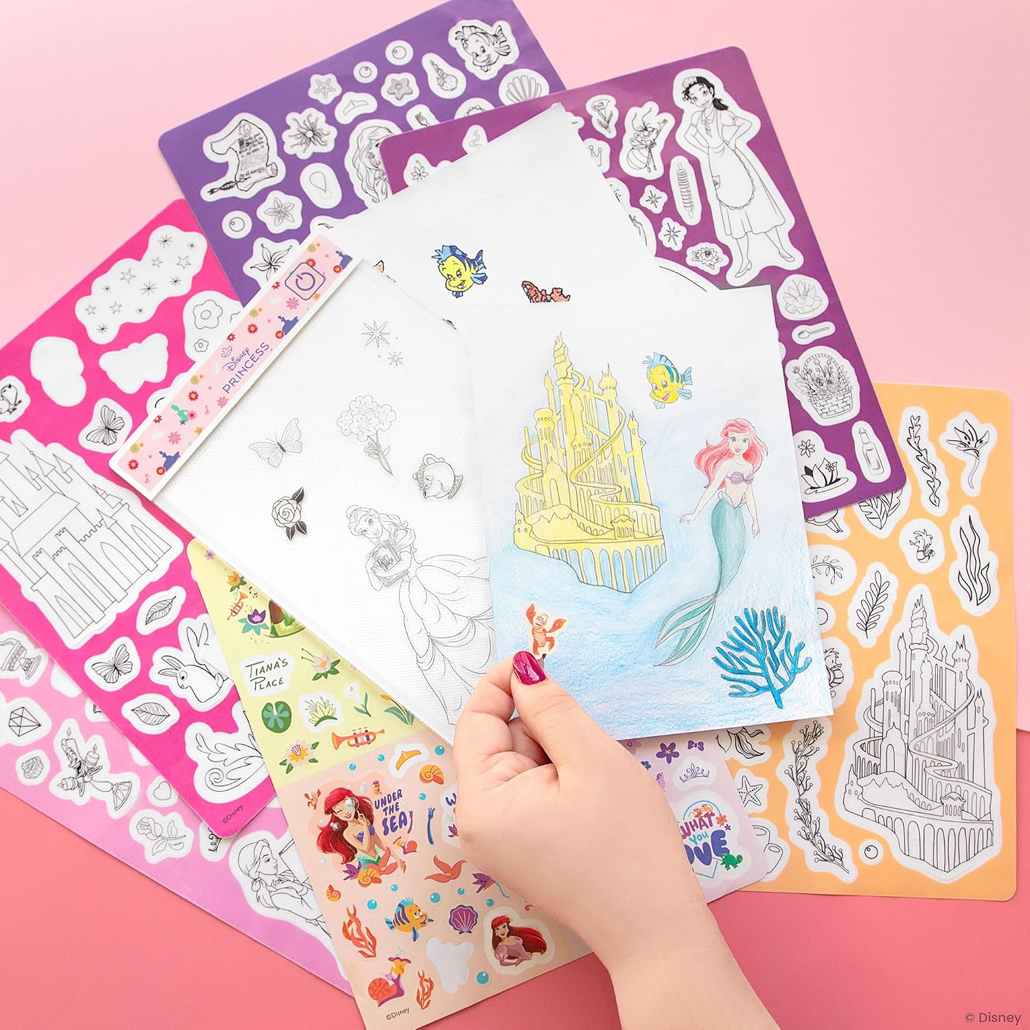 DISNEY PRINCESS LIGHT UP SKETCH SET