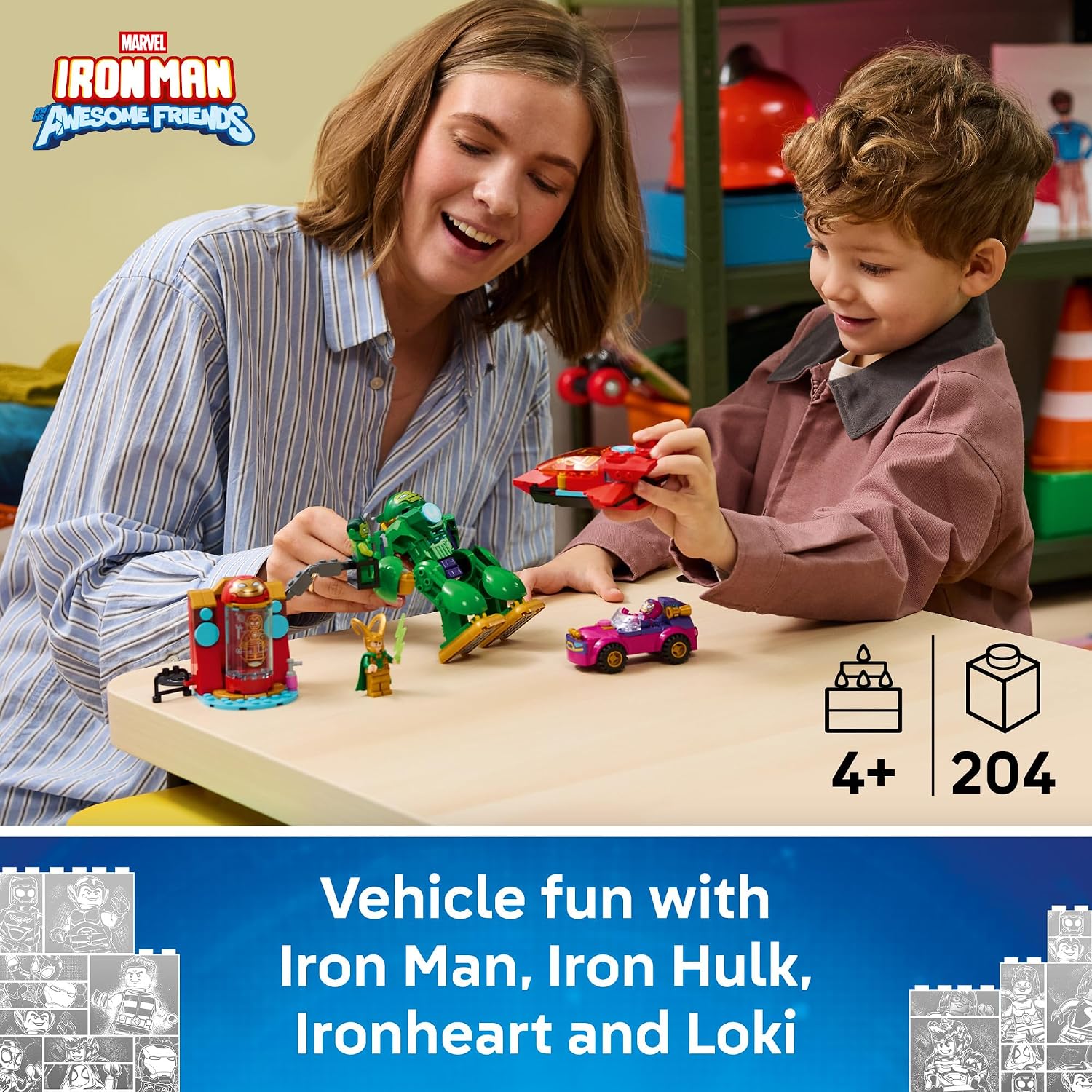 LOKI VS TEAM IRON MAN