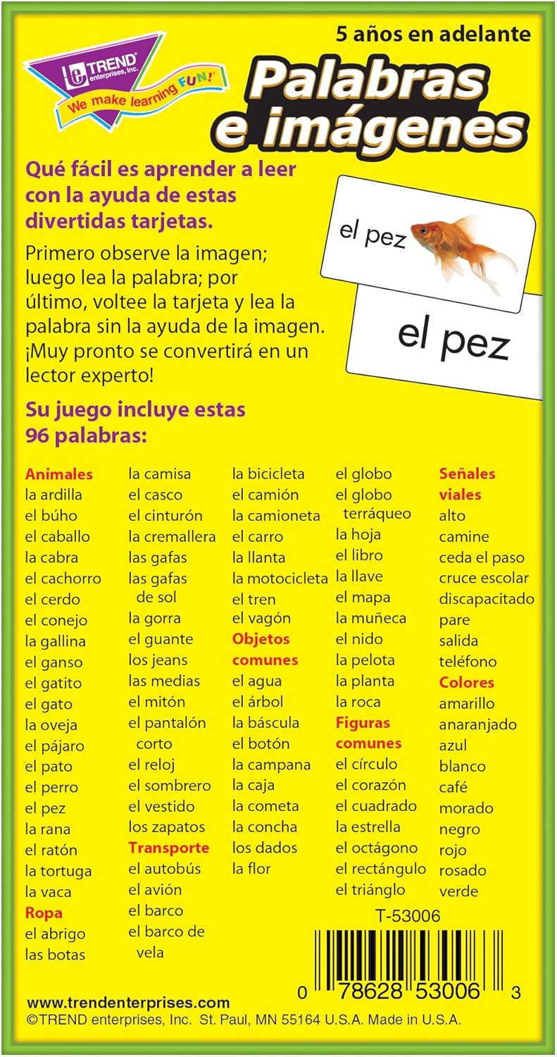PALABRAS E IMAGENES VOCABULARIO 1