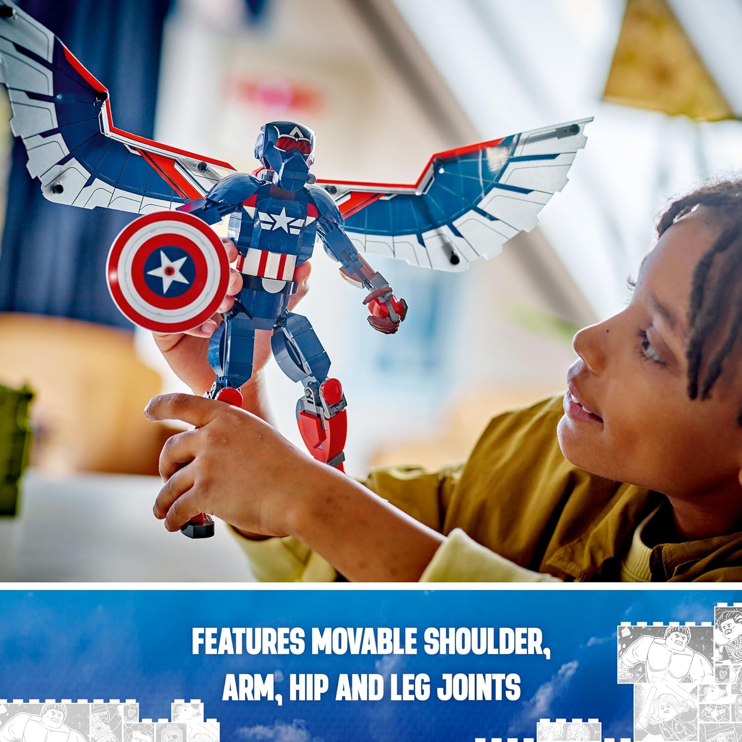 CAPTAIN AMERICA CONSTRUCTION FIGURE