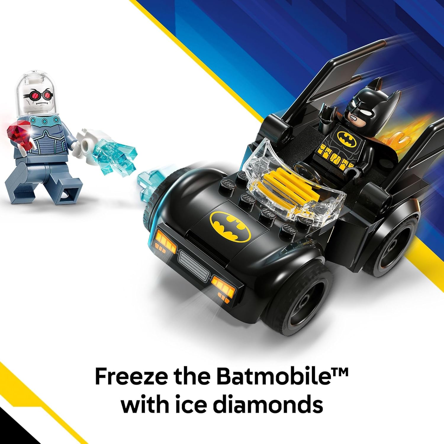 BATMAN AND BATMOBILE VS MR FREEZE
