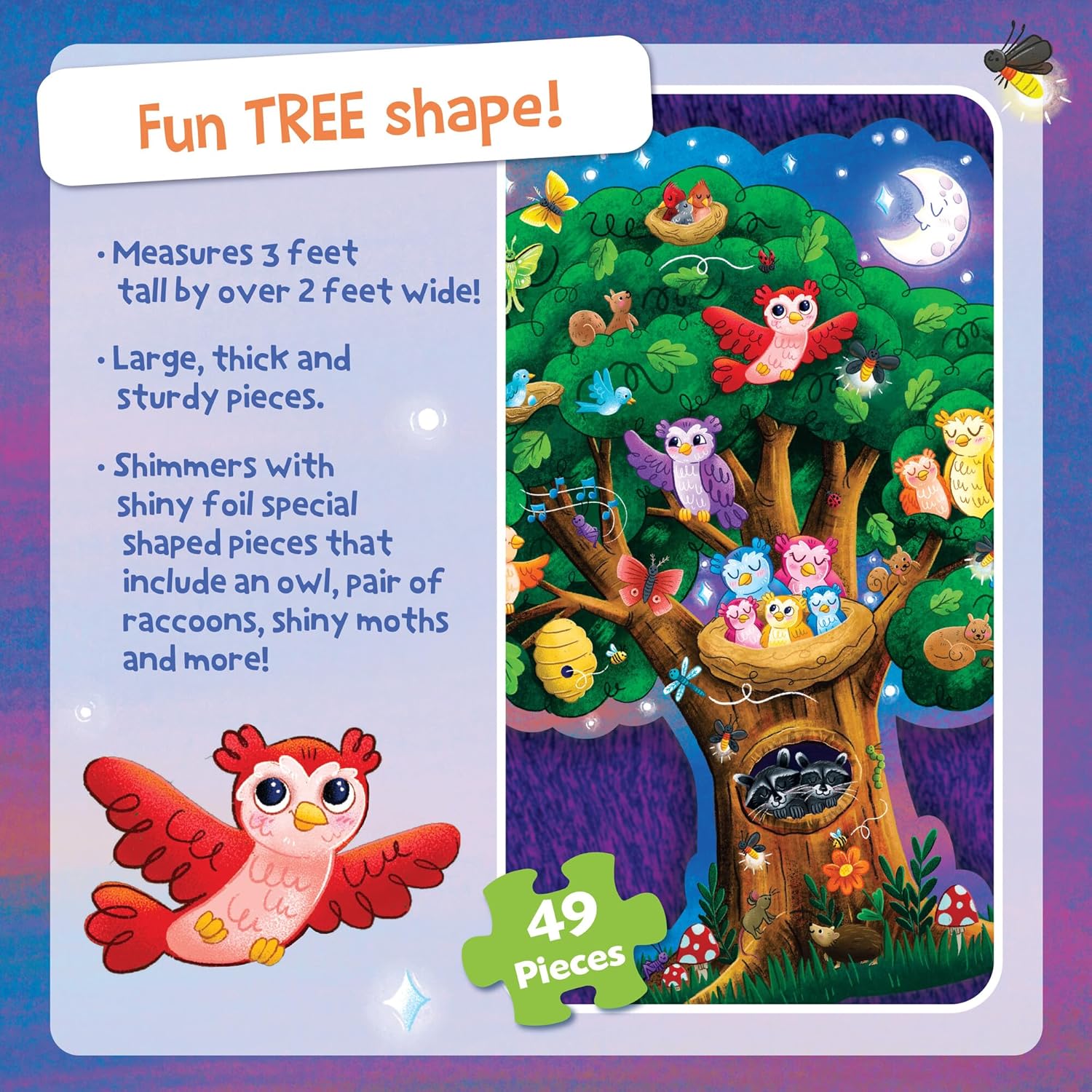 HOOT OWL FLOOR PUZZLE