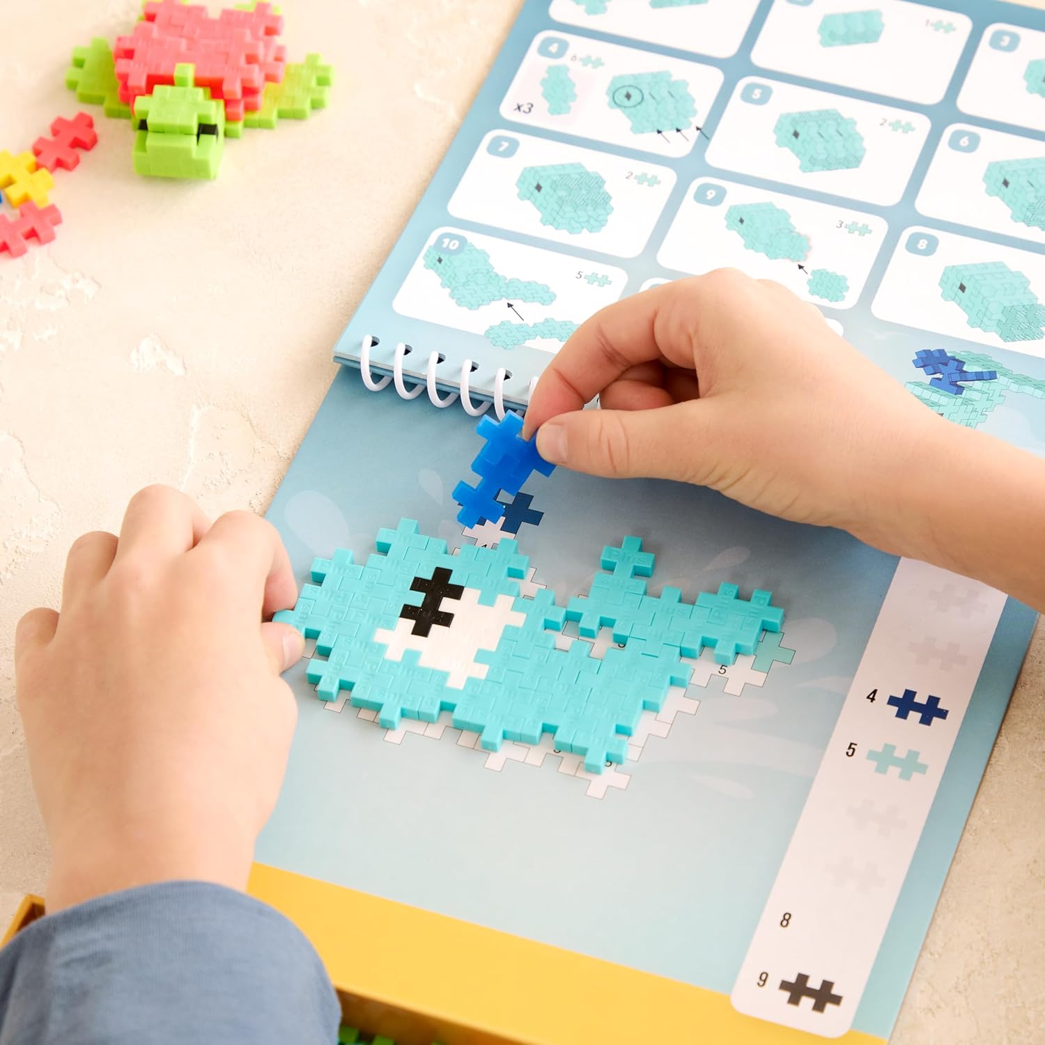 PUZZLE BY NUMBER ACTIVITY PAD OCEAN