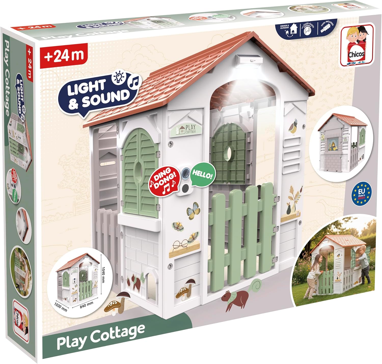 PLAY COTTAGE LIGHT AND SOUND