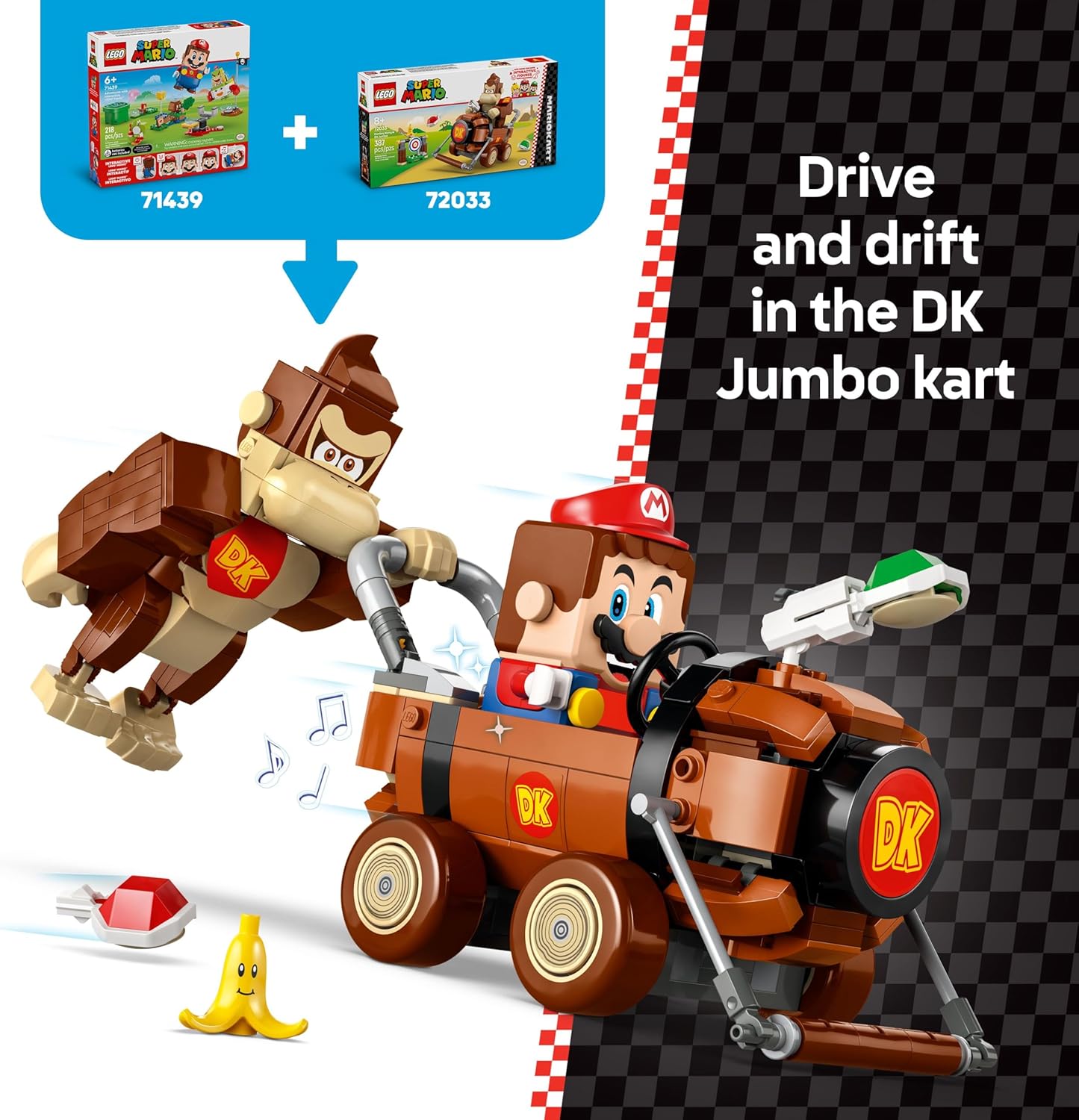 MARIO KART DONKEY KONG AND DK JUMBO