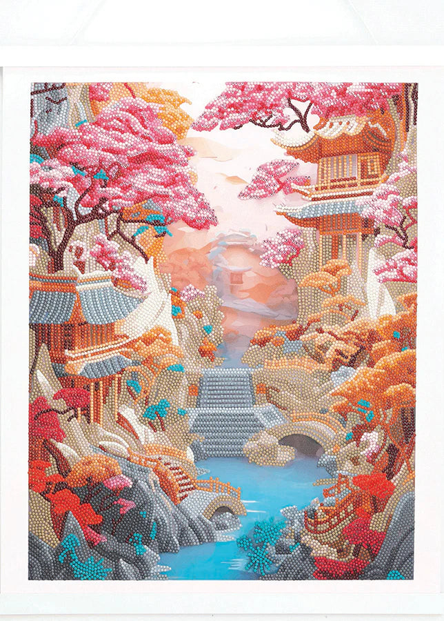 CA SCROLL CHERRY BLOSSOM BLISS