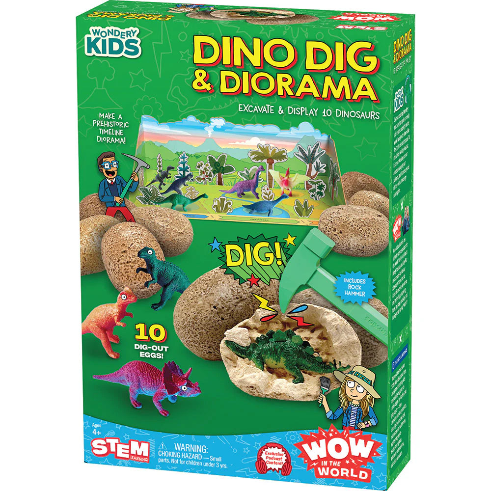 WOW IN THE WORLD DINO DIG DIORAMA