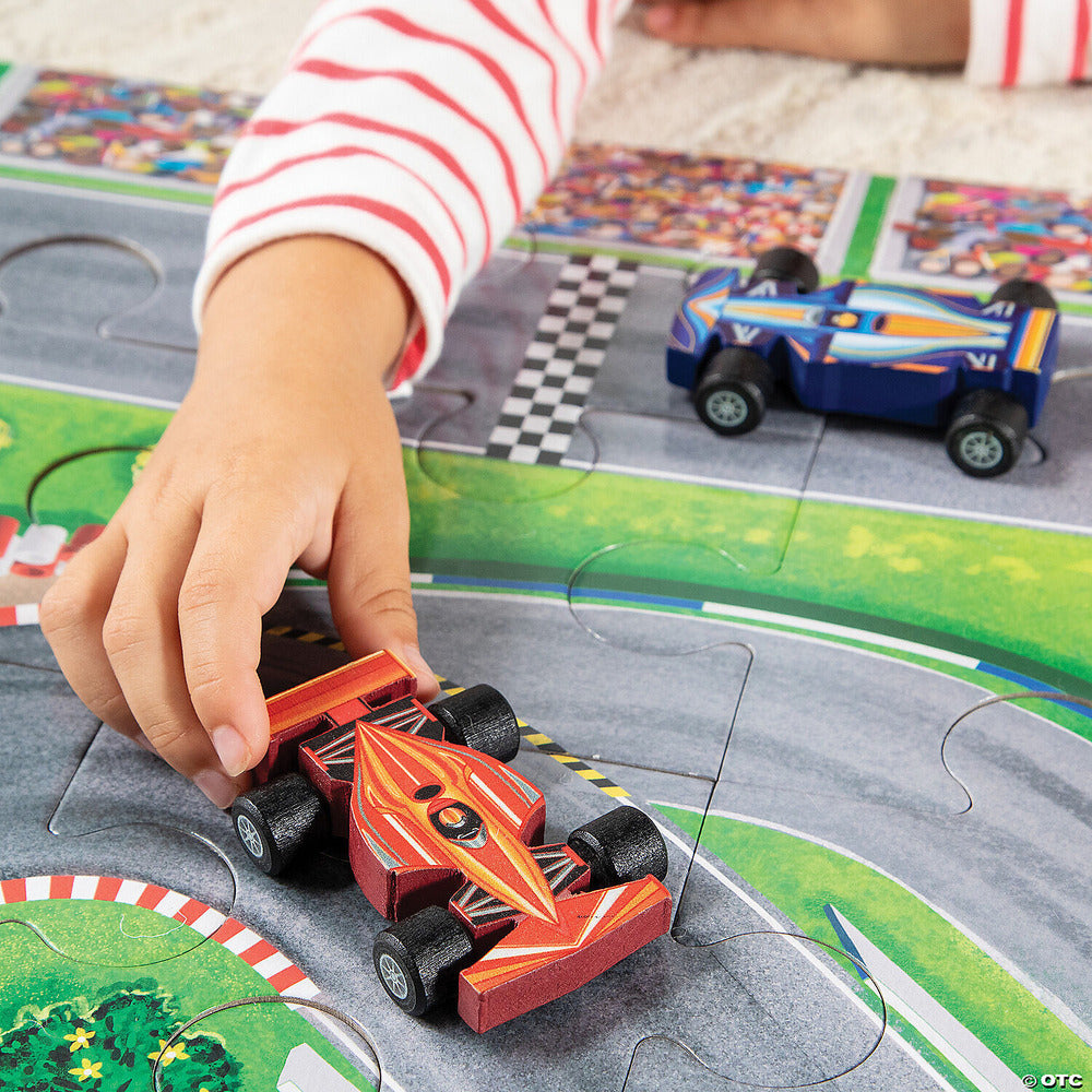 PUZZLE AND PLAY RACE CAR