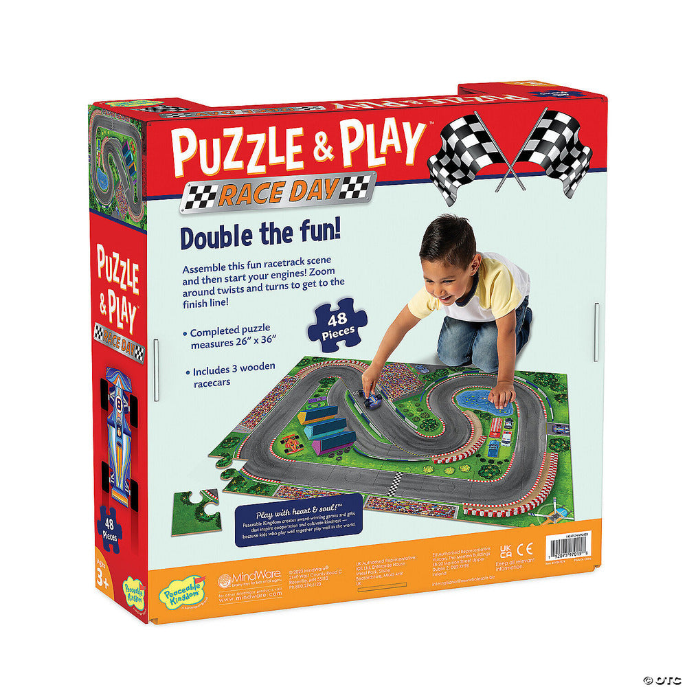 PUZZLE AND PLAY RACE CAR