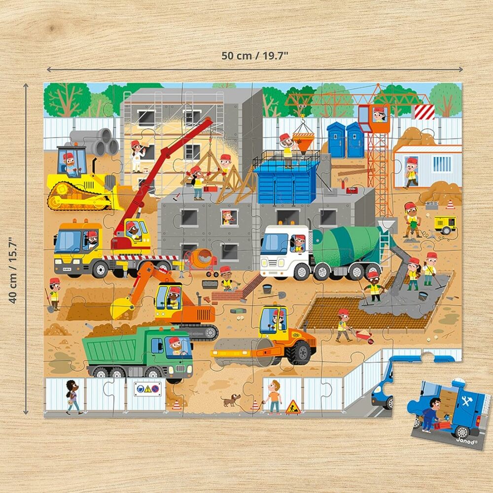 36 PC PUZZLE CONSTRUCTION SITE