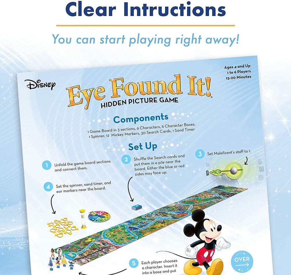 EYE FOUND IT! DISNEY BOARD GAME