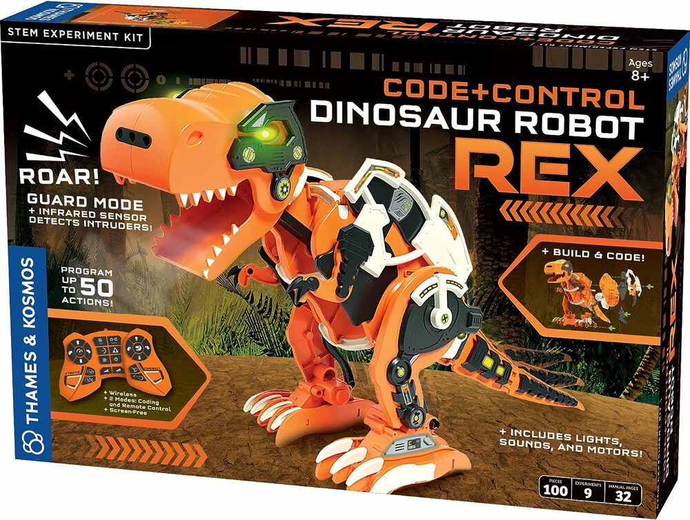 CODE AND CONTROL DINOSAUR ROBOT REX