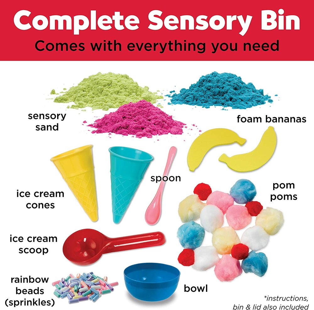 SENSORY BIN ICE CREAM SHOP