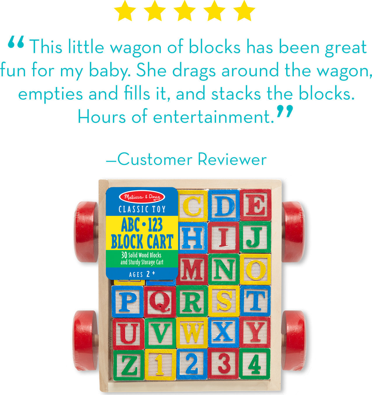 CLASSIC ABC BLOCK CART