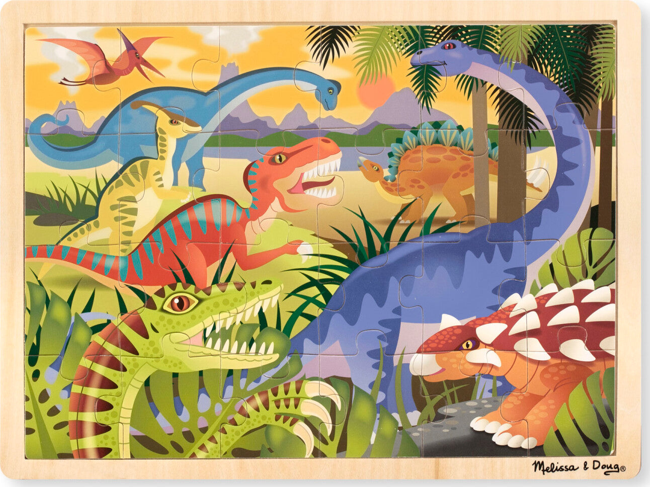 24 PC DINOSAUR PUZZLE
