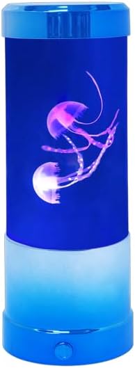 JELLY FISH LAMP MINI BLUE METALLIC