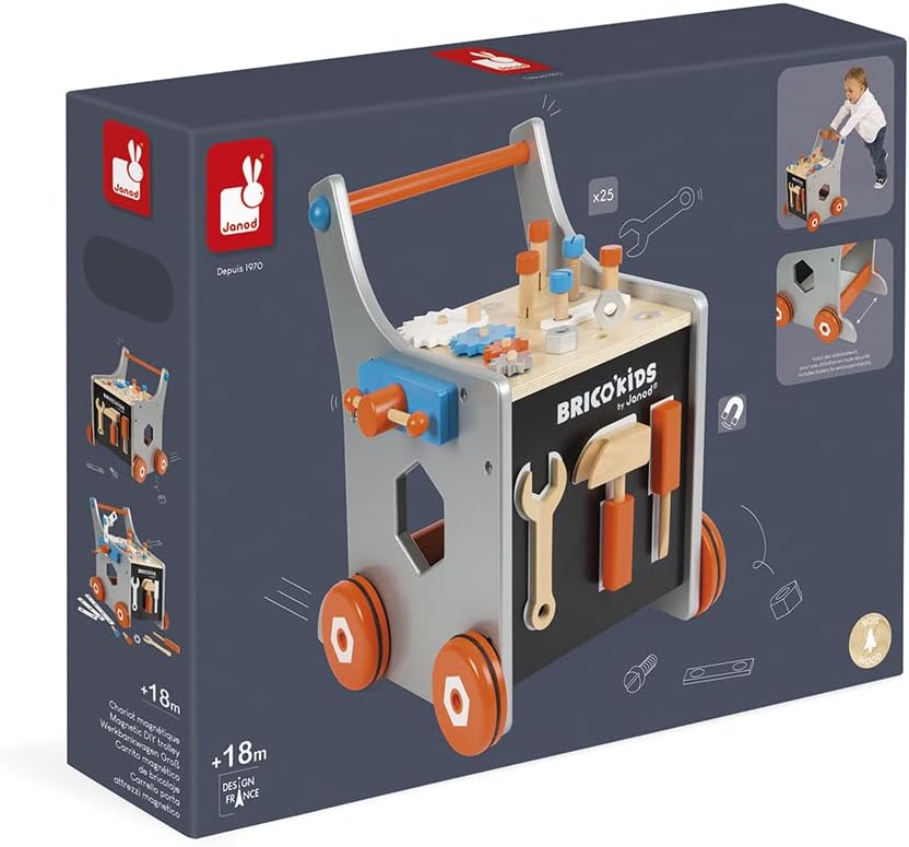 BRICO KIDS MAGNETIC DIY TROLLEY