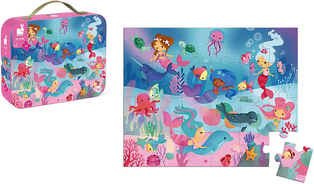 24 PC PUZZLE MERMAIDS