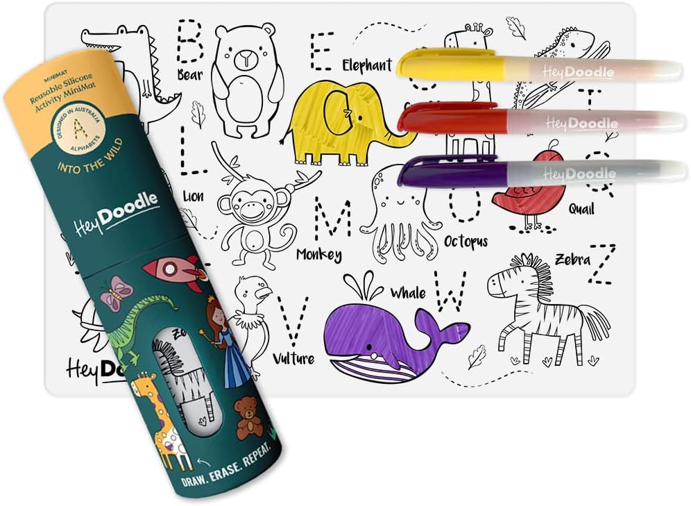 INTO THE WILD MINI COLORING MAT