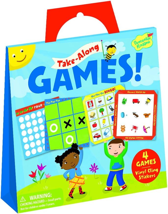TAKE ALONG GAMES REUSABLE STICKERS