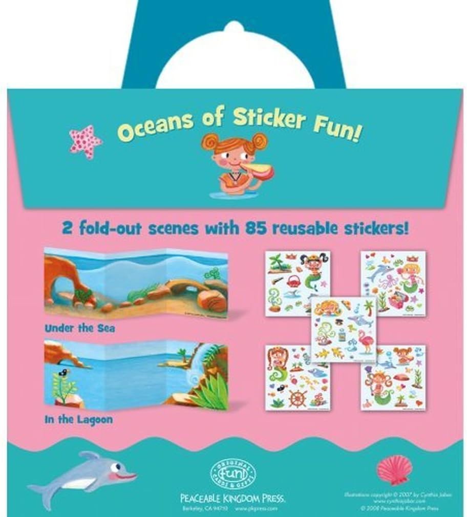 MERMAID REUSABLE STICKER TOTE