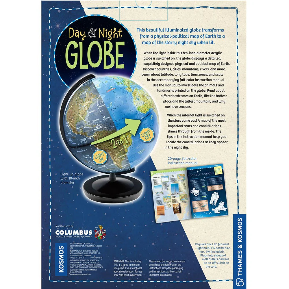 DAY AND NIGHT GLOBE