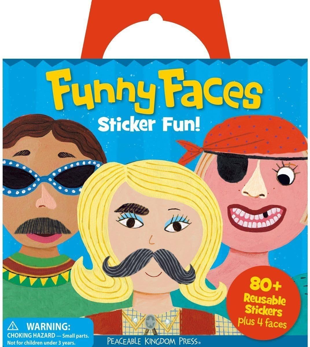 FUNNY FACES REUSABLE STICKERS