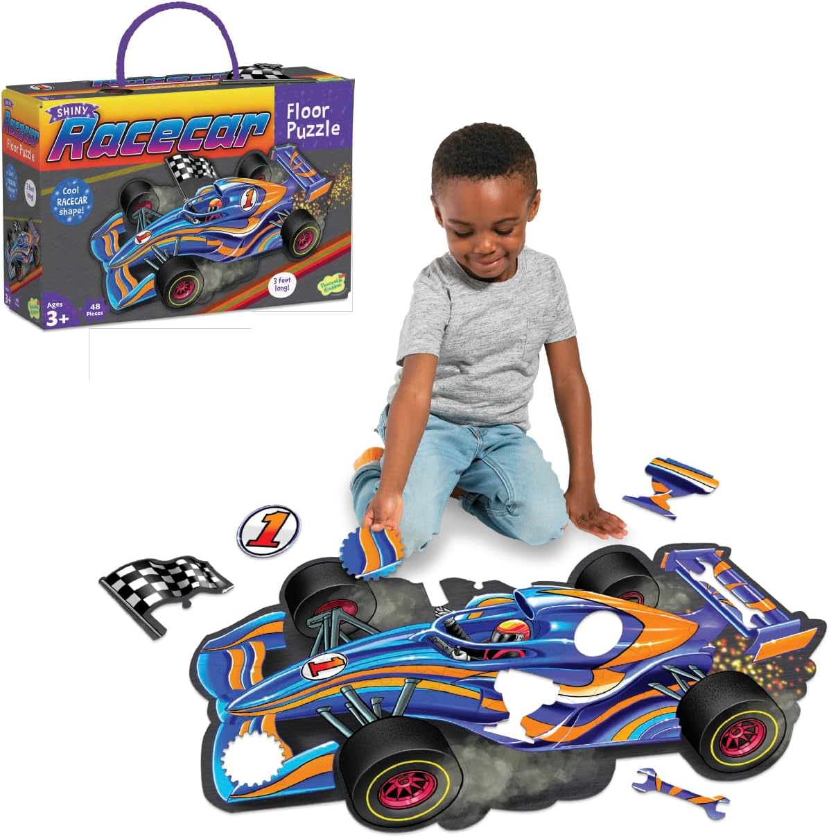 RACE CAR FLOOR PUZZLE