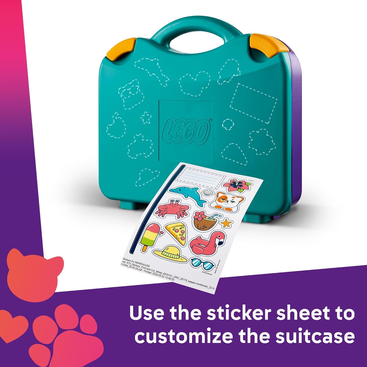 CREATIVE BEACH AND TRAVEL SUIT CASE