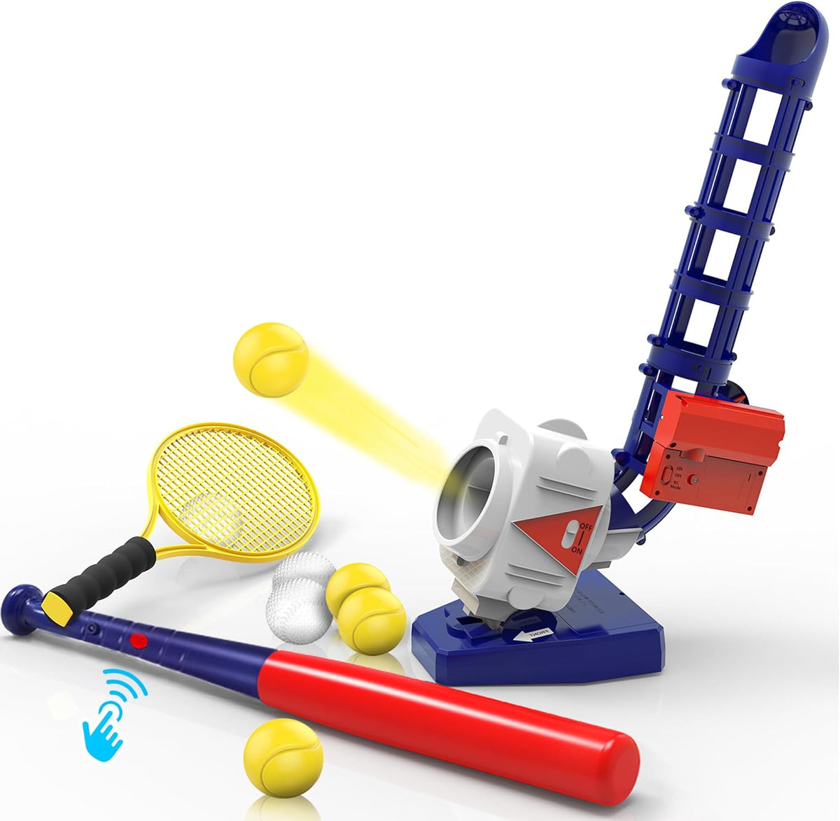 2 IN 1 BASEBALL AND TENNIS PLAY SET