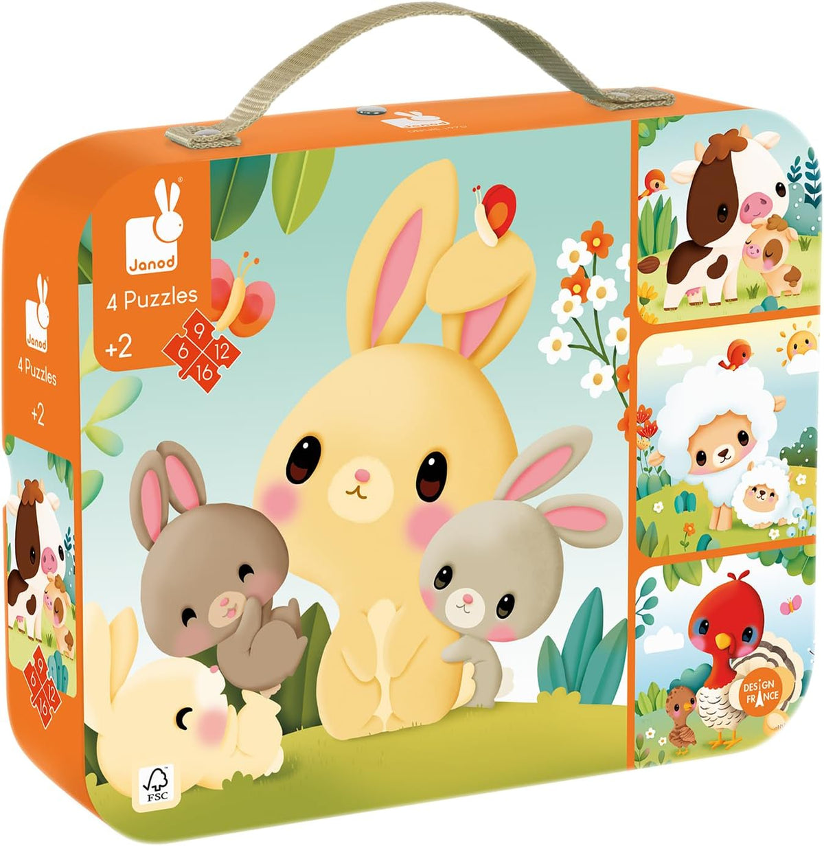 FARM ANIMAL PROGRESSIVE PUZZLE