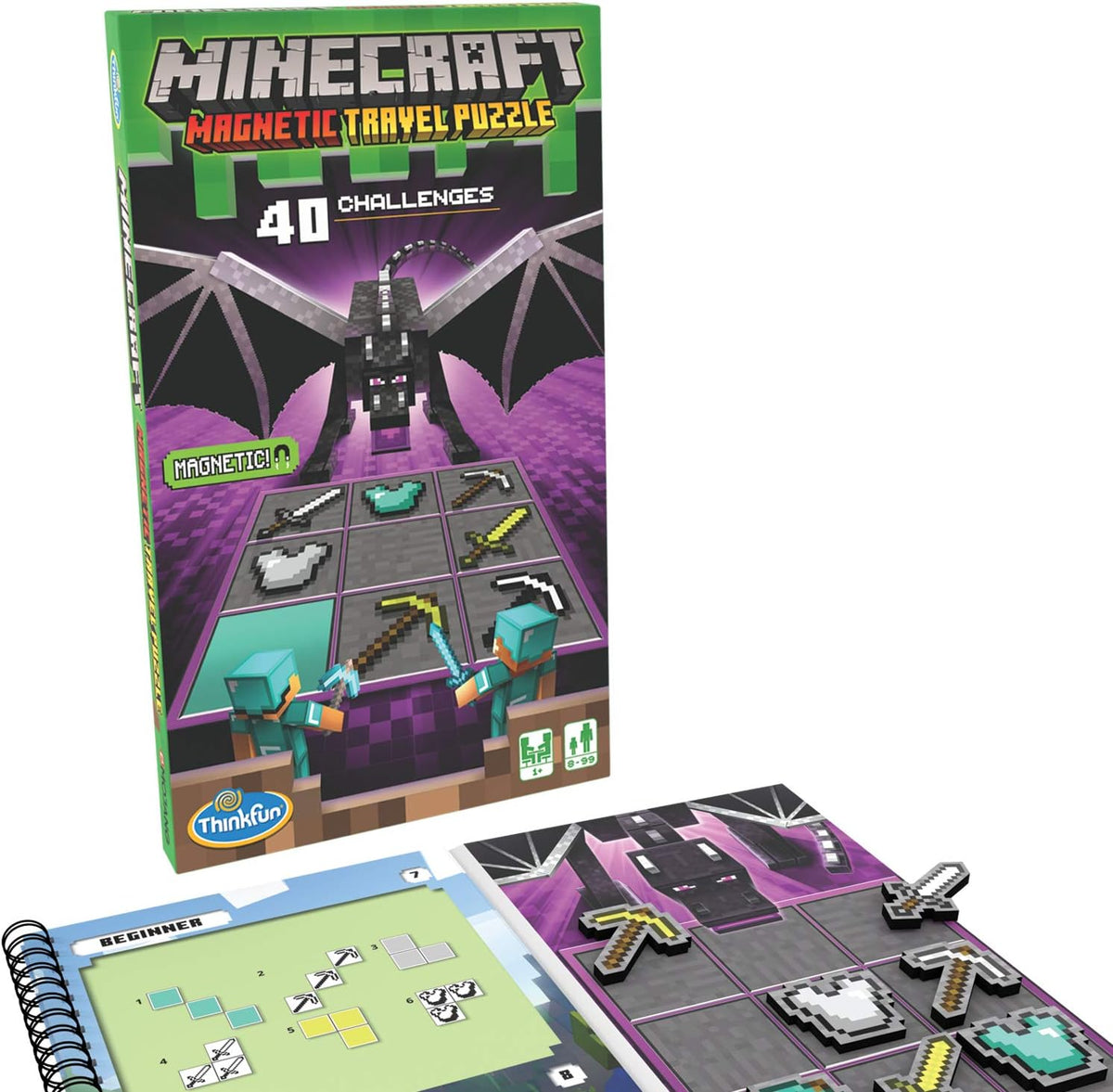 MINECRAFT MAGNETIC TRAVEL PUZZLE