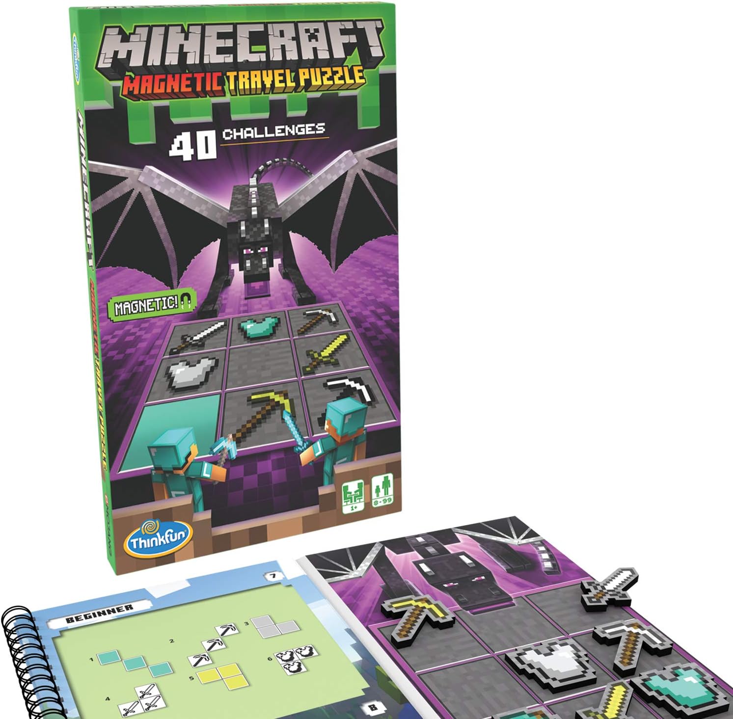 MINECRAFT MAGNETIC TRAVEL PUZZLE