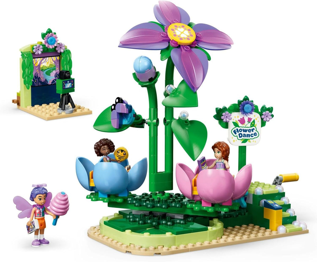 SPINNING FLOWER AND FAIRY TEACUP RIDE