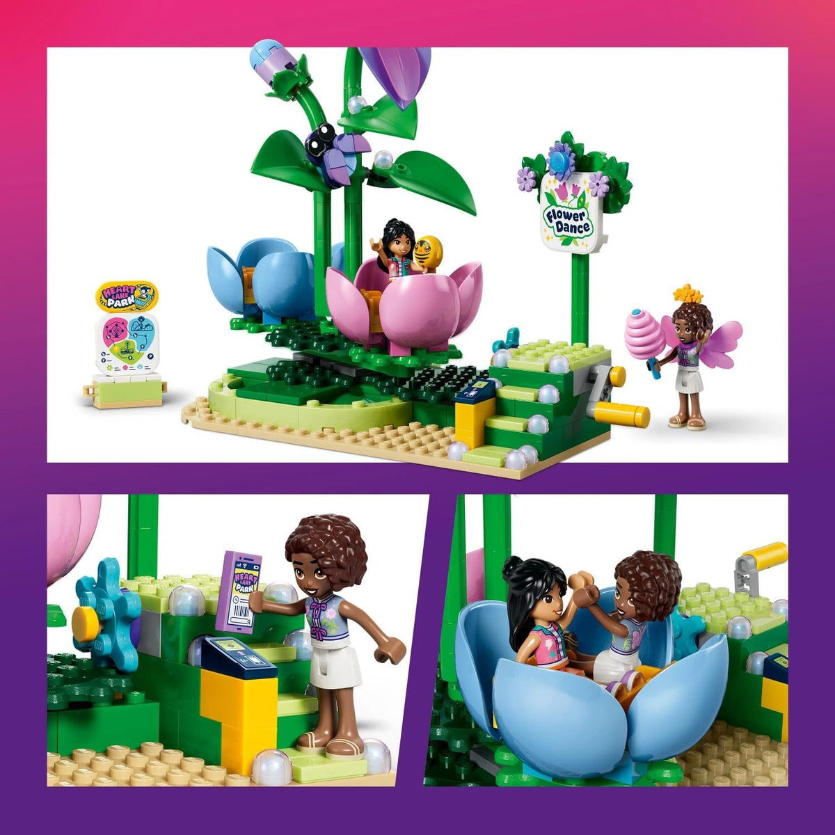 SPINNING FLOWER AND FAIRY TEACUP RIDE