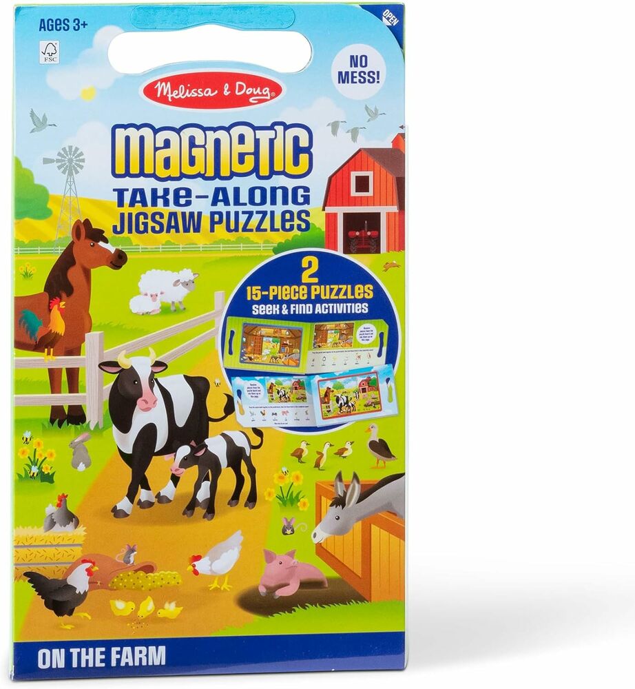 TAKE ALONG MAGNETIC PUZZLE FARM