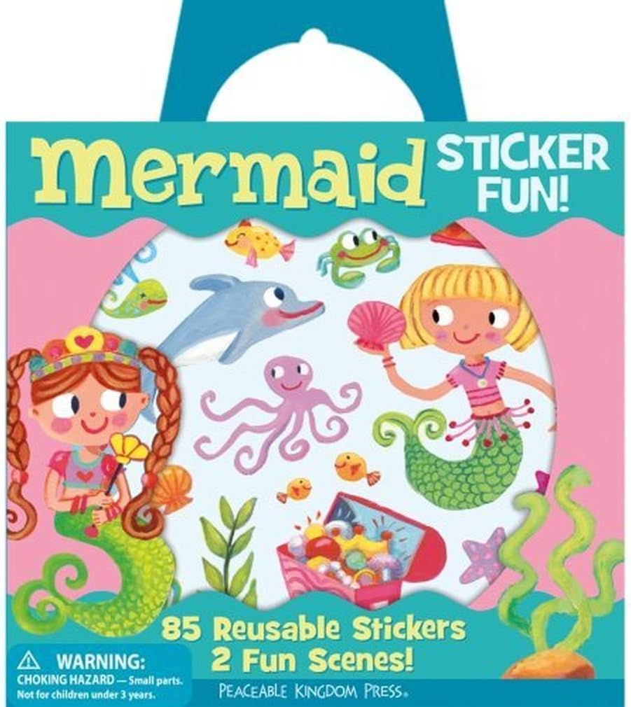 MERMAID REUSABLE STICKER TOTE